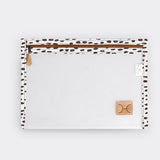 Clear Document Pouch Laminated Fabric RTS