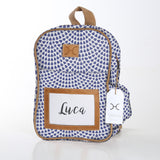 Kids Backpack | Laminated Fabric with Genuine Leather | In Stock