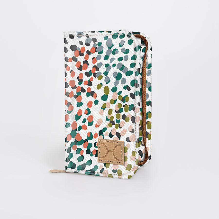 Large Travel Wallet | Laminated Fabric | In Stock