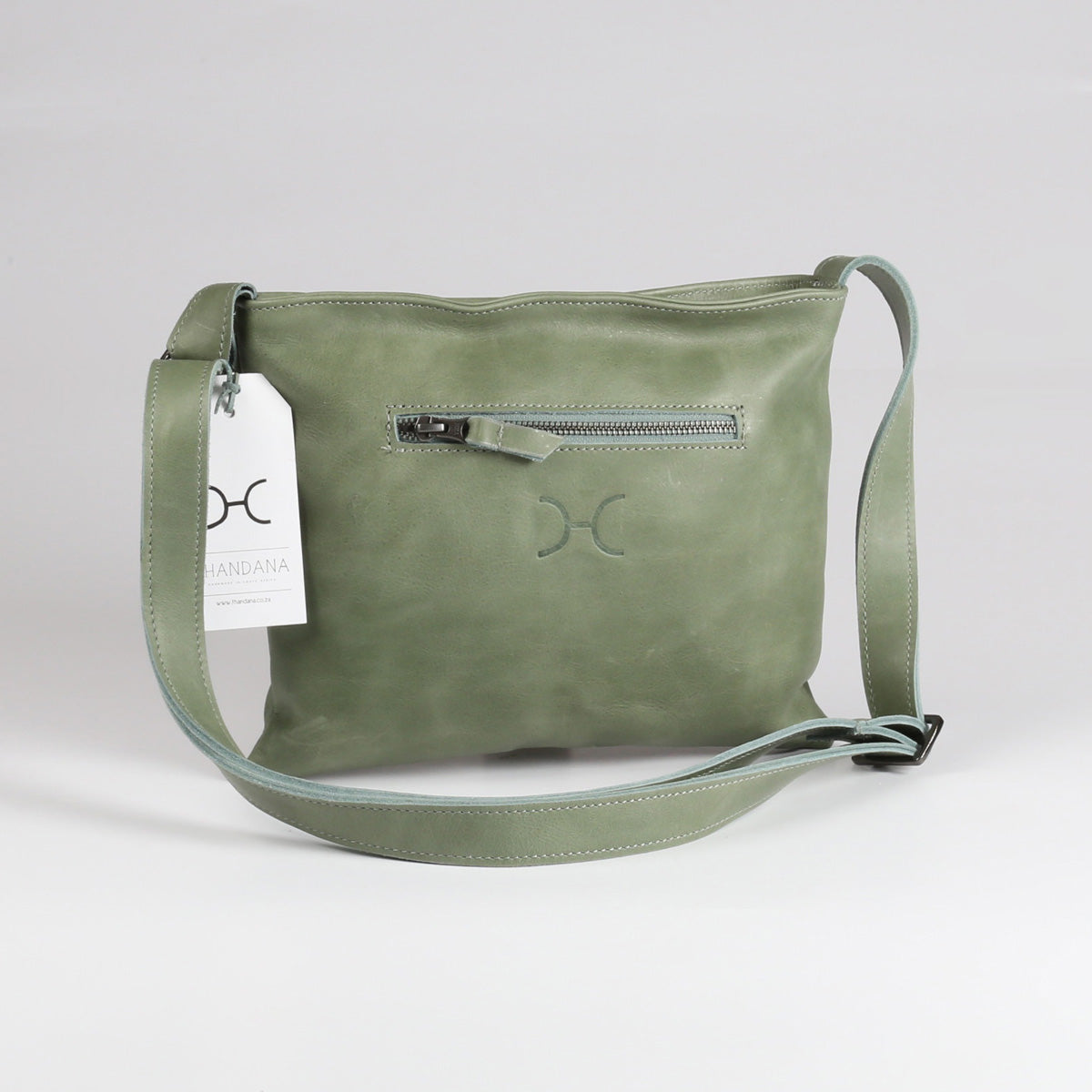 Mini Messenger Handbag | Leather