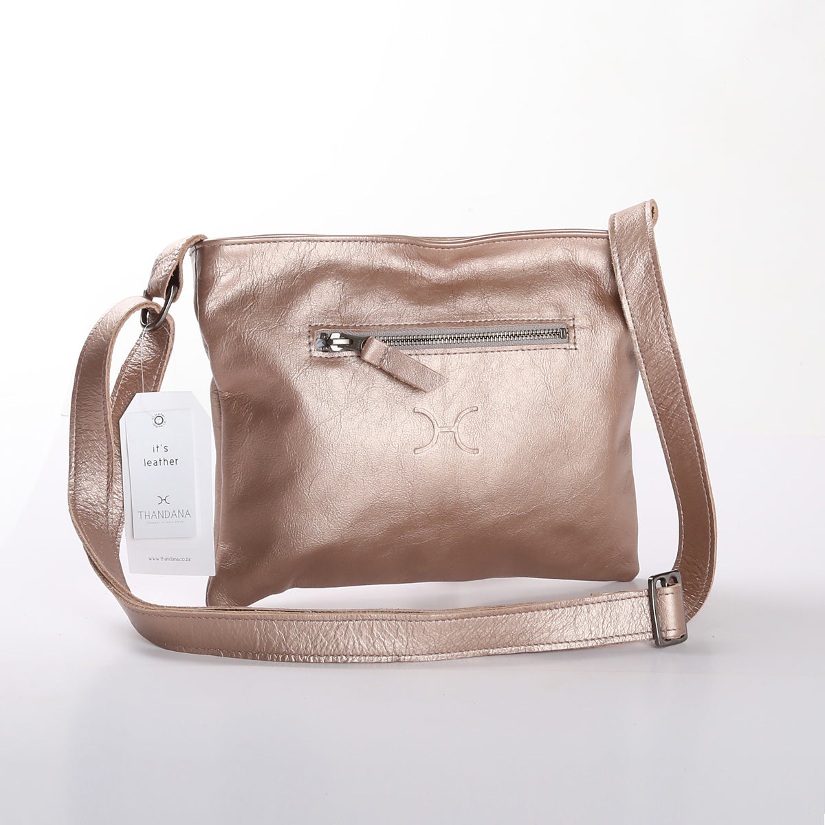 Mini Messenger Handbag | Leather
