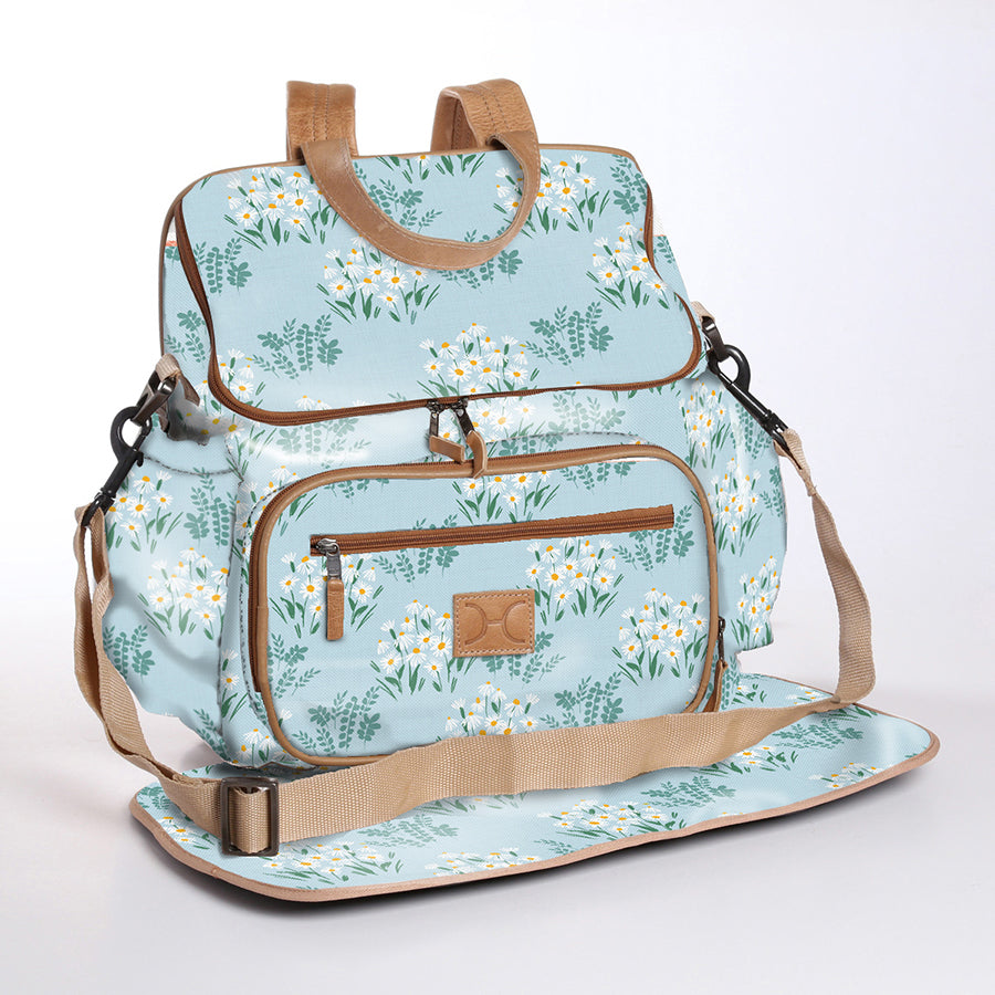 Baby Nappy Backpack Laminated Fabric RTS