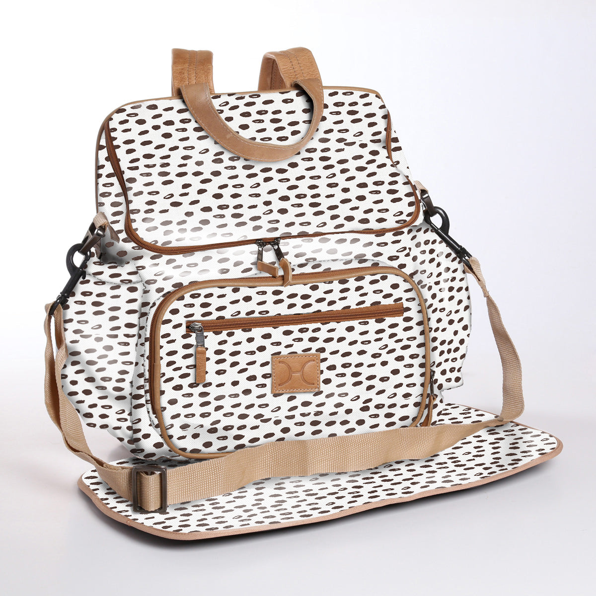 Baby Nappy Backpack Laminated Fabric RTS