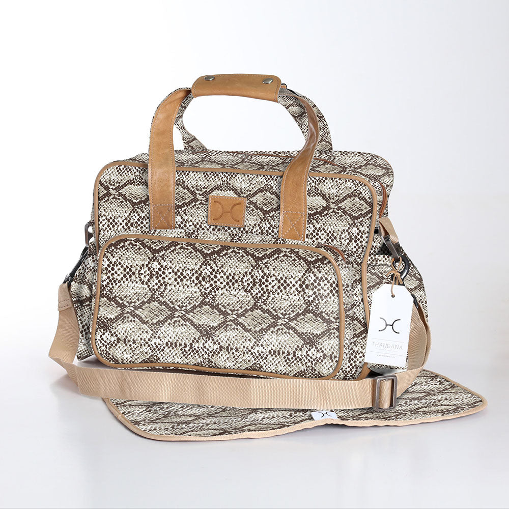 Baby Nappy Bag  | Laminated Fabric | RTS