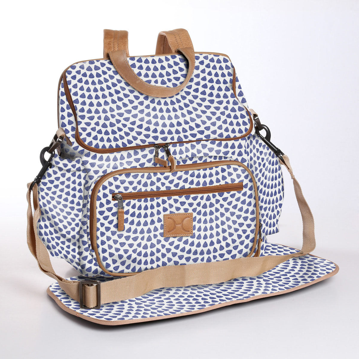 Baby Nappy Backpack Laminated Fabric RTS