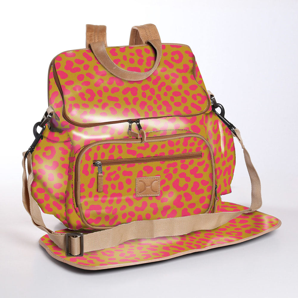 Baby Nappy Backpack Laminated Fabric RTS