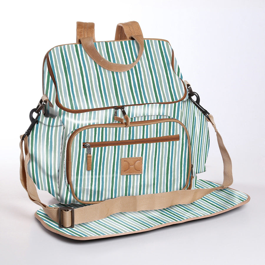 Baby Nappy Backpack Laminated Fabric RTS