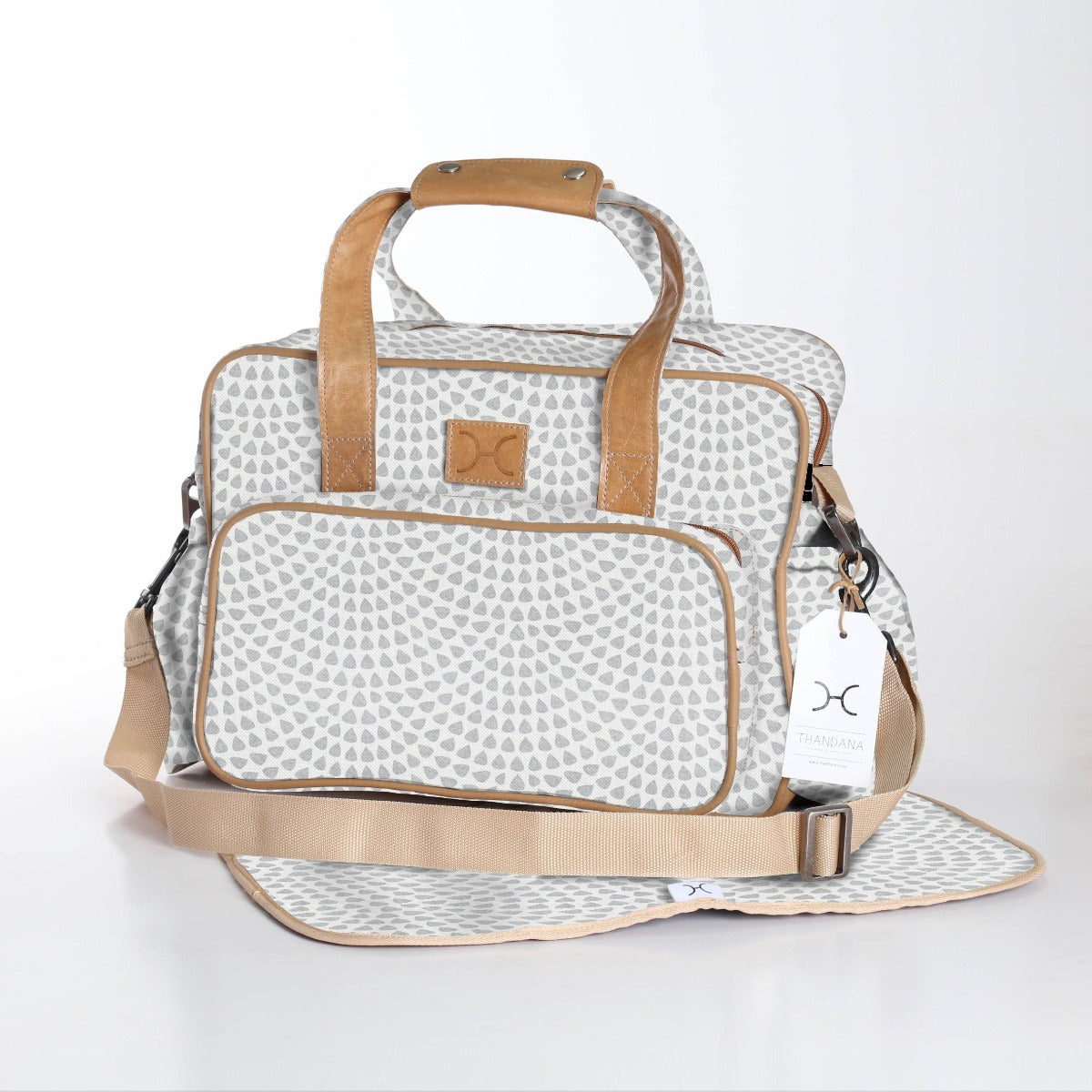 Baby Nappy Bag  | Laminated Fabric | RTS