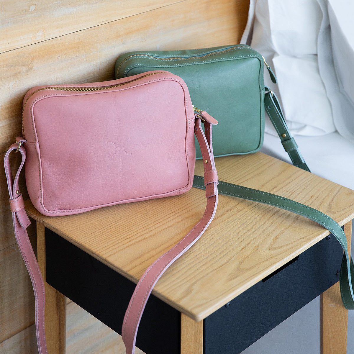 Boxy Handbag | Leather