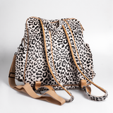 Baby Changing Backpack | Faux Fur & Leather