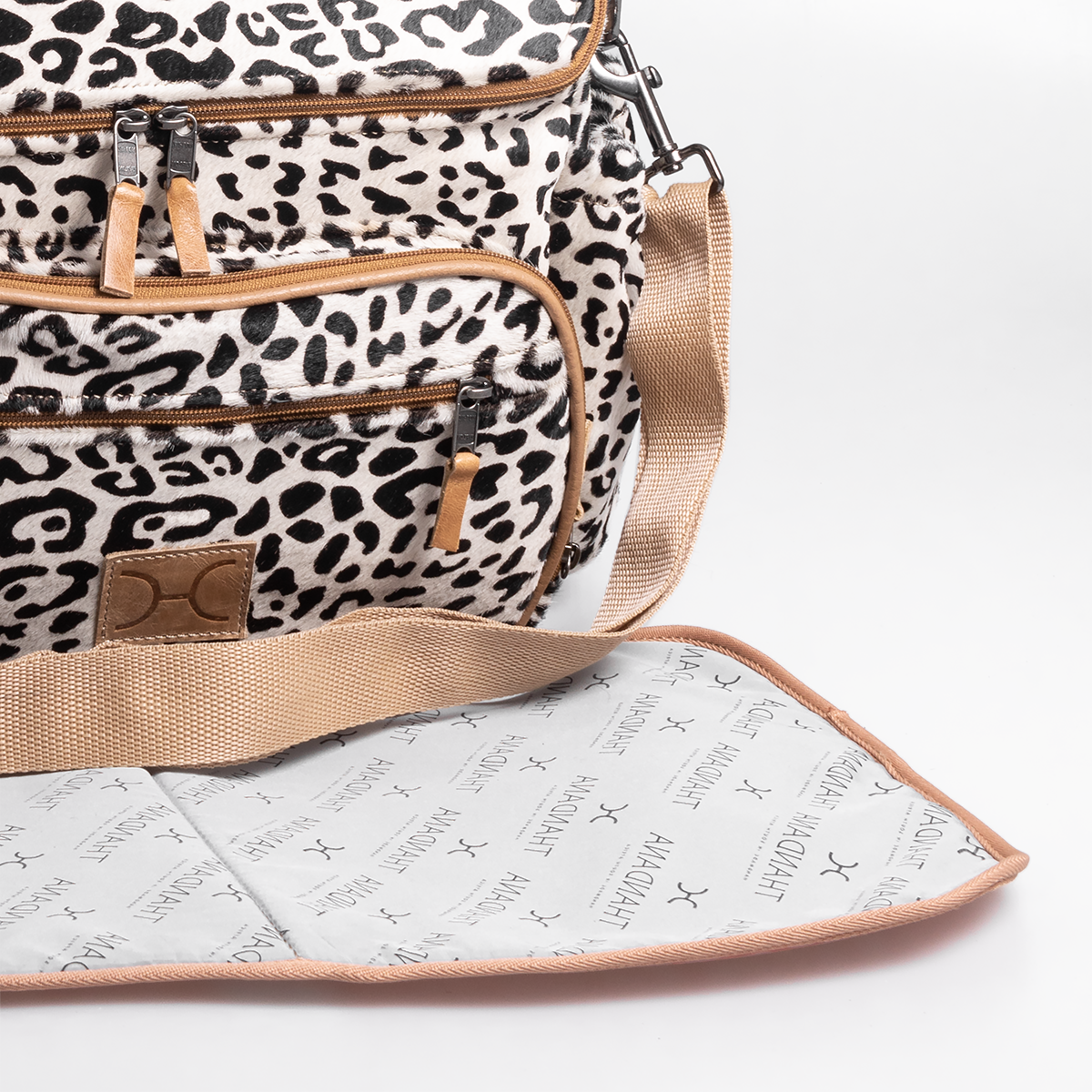 Baby Changing Backpack | Faux Fur Genuine Leather