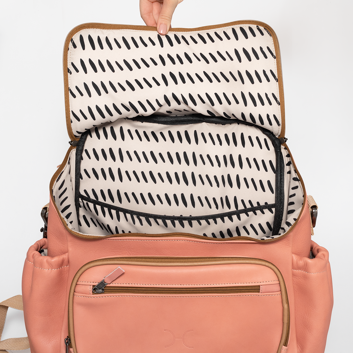 Baby Changing Backpack | Leather