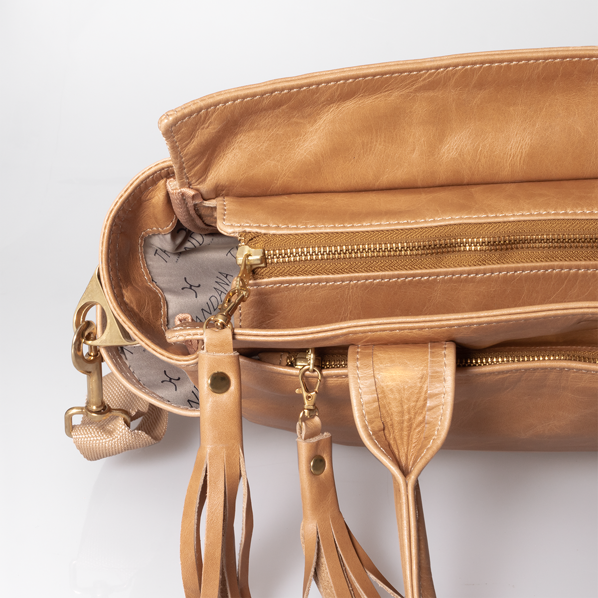 Noa Nappy Bag Leather