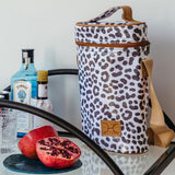 Wine Cooler Double | Laminated Fabric with Genuine Leather | In Stock
