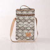 Wine Cooler Double | Laminated Fabric with Genuine Leather | In Stock
