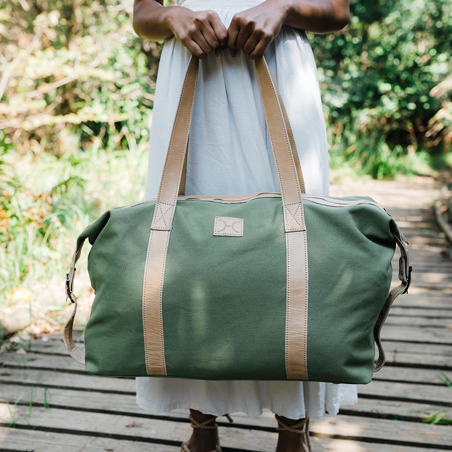 Masai Carrier Luggage | Wax Canvas & Leather